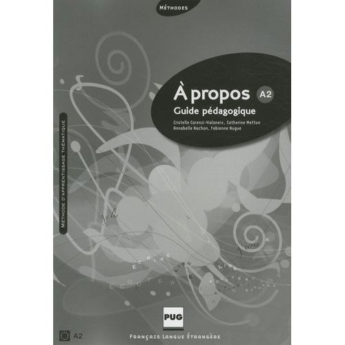 A Propos A2 - Guide Pédagogique