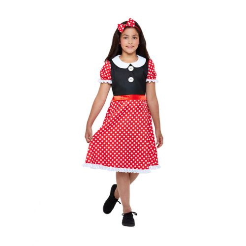 Déguisement Petite Souris Rouge Fille - Taille: 4-6 Ans (115/128 Cm)