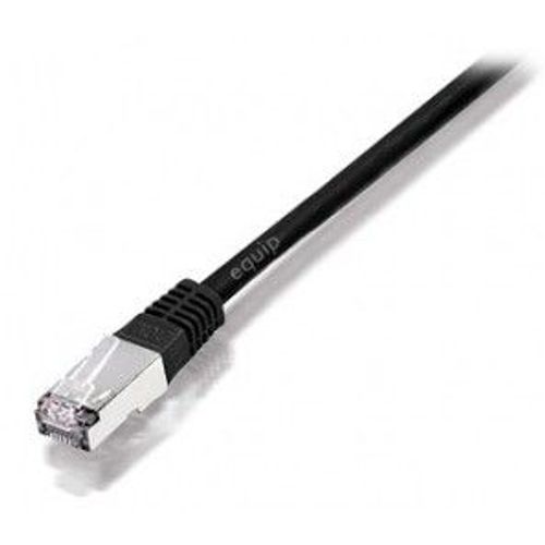 equip - Cordon de raccordement - RJ-45 (M) pour RJ-45 (M) - 5 m - SFTP - CAT 6a - IEEE 802.5 - moulé, bloqué - noir