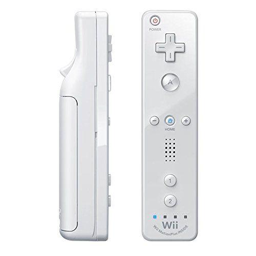 Télécommande Wiimote Plus (Motion Plus Intégré) Compatible Pour Nintendo Wii Et Wii U Hobbytech Blanc