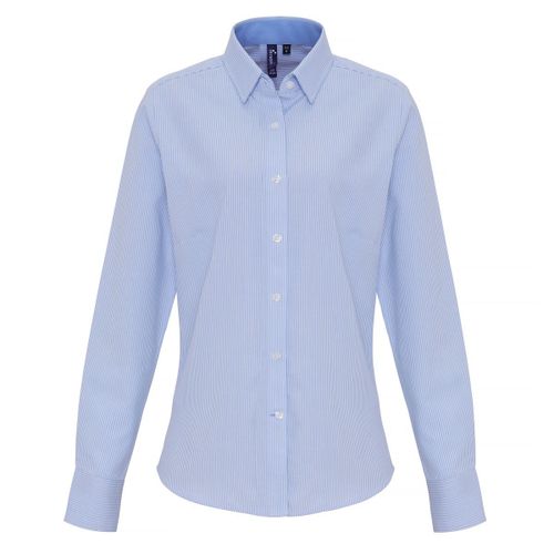 Chemise Manches Longues - Femme - Pr338 - Bleu Ray?