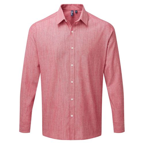 Chemise Manches Longues - Homme - Pr245 - Rouge