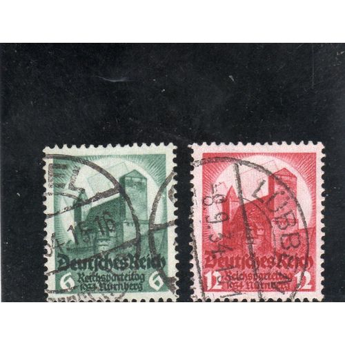 Timbres-Poste DAllemagne (2ème Congrès De Nuremberg)