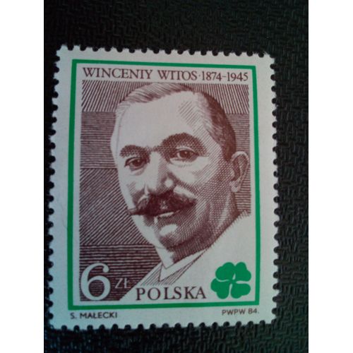 Timbre Pologne Yt 2717 Wincenty Witos (1874-1945) 1984 ( 030204 )