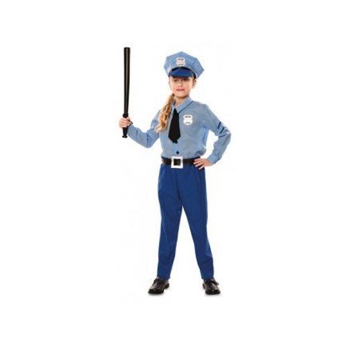 Costume Deguisement De Fille Policier 10/12 Ans (139-155cm) - Set Police Officer Enfant - Arme Non Incluse