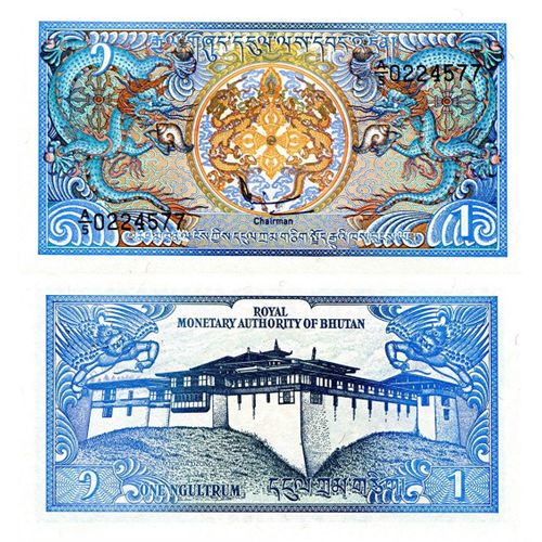 Billet Bhoutan 1 Ngultrum