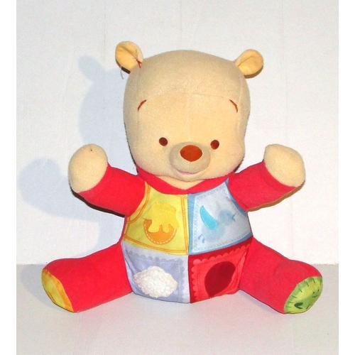 Peluche Interactive Apprend Les Couleurs Avec Winnie L Ourson Avec Sa Vraie Voix En Français 2006 Mattel 30cm