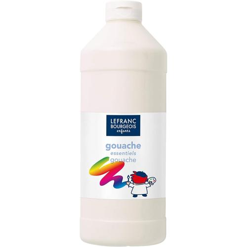 Gouache Liquide Pour Enfants - Bouteille 1l - Blanc