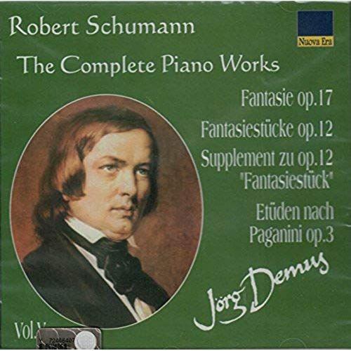 Robert Schumann (1810-1856) : Fantasie Fantaisie En Ut Majeur Op 17 9 Fantasiestücke Op 12 Etüden Nach Paganini 6 Etudes D'après Les Caprices De Paganini Op 3 Par Jörg Demus Piano