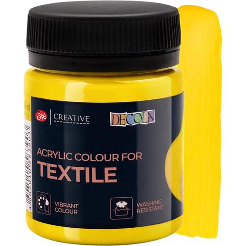 Peinture Textile Classique Jaune 50ml | Teinture Textile À Haute Teneur En Pigments | Fabriqué Par Nevskaya Palitra