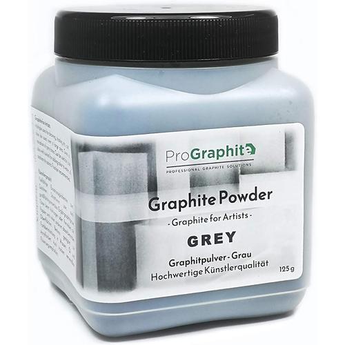 Prographite Artiste Graphite I 500 Ml I Gris I Graphite Naturel I Poudre D'artiste I Graphite Naturel Pour Dessiner Ombrager Etc I Poudre Graphite I Pour Les Artisans I Poudre De Dessin