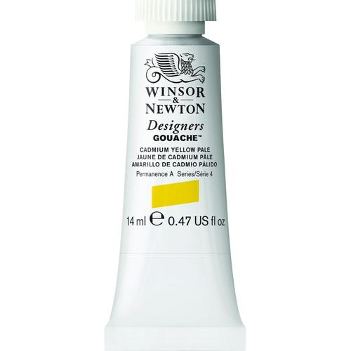 Designers Gouache - Peinture Gouache Pour Le Dessin,L'illustration,Le Design - Aquarelle Opaque,Tube De 14ml,Couleur Jaune De Cadmium Pale Row