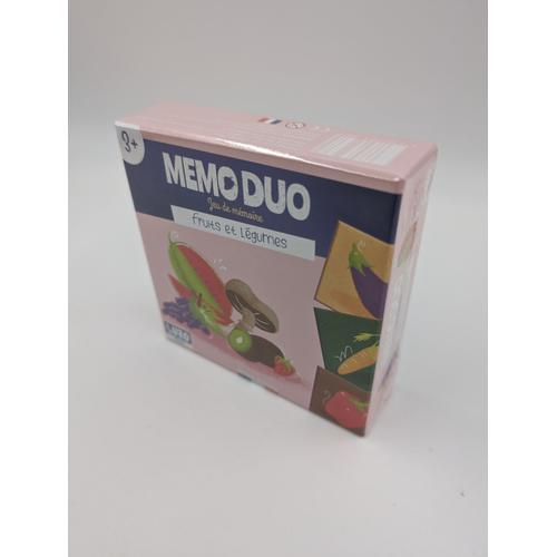 Memo Duo Jeu De Mémoire Fruits Et Légumes