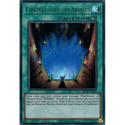 Yu Gi Oh Mp22 Fr250 Contrat Avec Les Abysses Ultra Rare