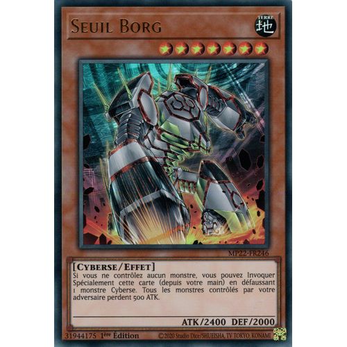 Yu Gi Oh Mp22 Fr246 Seuil Borg Ultra Rare