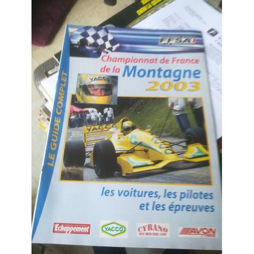 Guide Championnat De France De La Montagne 2003