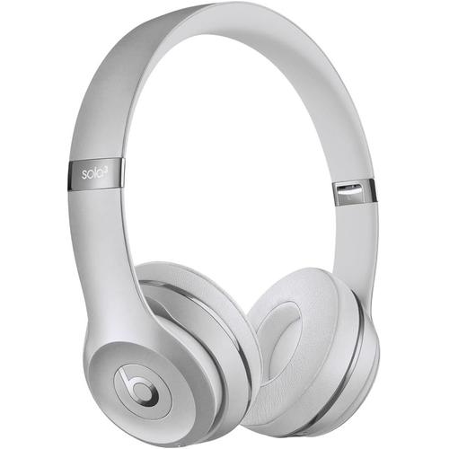 Beats Solo3 Écouteurs supra-auriculaires sans fil Bluetooth ¿ Puce Apple W1, Bluetooth classe 1, 40 heures de lecture ¿ Blanc club