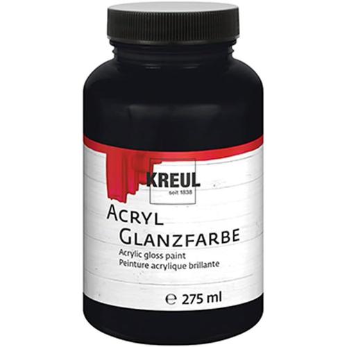 250 Ml Brillante En Noir,Peinture Acrylique Lisse À Peindre Et À Bricoler,À Base D'eau,Résistante À La Salive,Séchage Rapide Et Opaque,10111218,Black,275 Ml