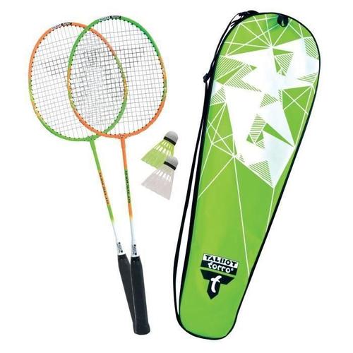 Talbot Torro Set De Badminton 2 Attacker - 2 Raquettes - 2 Volants Donic Shildkrot