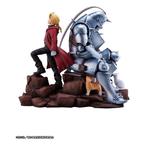 Fullmetal Alchemist : Brotherhood - Statuette Edward Elric & Alphonse Elric Brothers 24 Cm