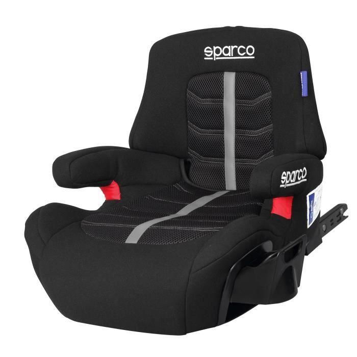 Sparco rehausseur bas isofix avec dossier gr 3 - noir SPARCO Pas Cher 