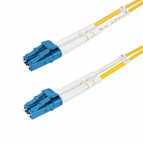 StarTech.com 7m (22.9ft) LC to LC (UPC) OS2 Single Mode Duplex Fiber Optic Cable, 9/125µm, Laser Optimized, 10G, Bend Insensitive, Low Insertion Loss - LSZH Fiber Patch Cord (SMDOS2LCLC7M) -...