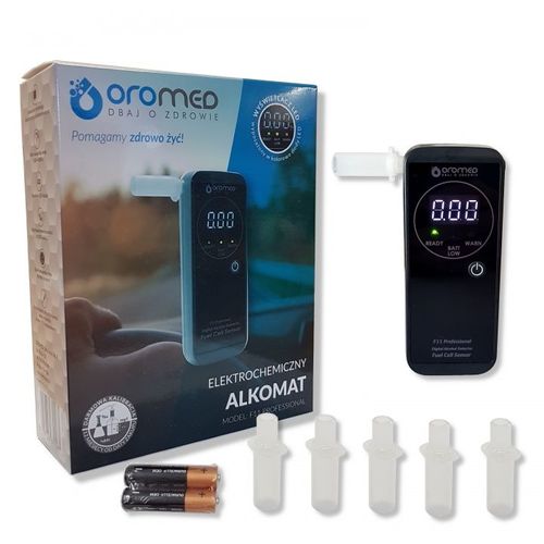 Oromed F11 Professional Testeur D'alcool 0 - 4% 0,05% Noir