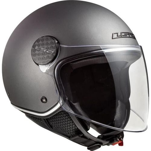 Ls2 Casque Moto Jet Sphere Lux - Gris - M 57-58 Cm