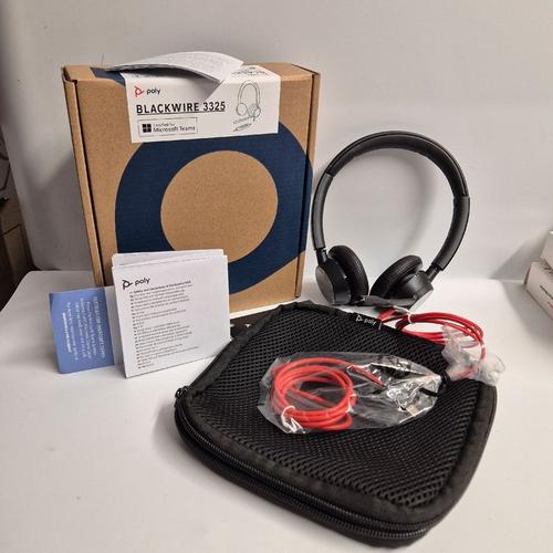 Casque Plantronics Micro-casque filaire binaural avec micro-perche