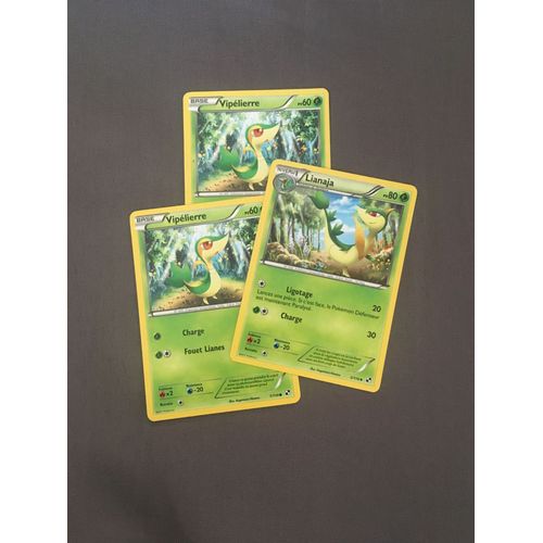 (597) 2x Vipélierre + Lianaja (Pokemon)