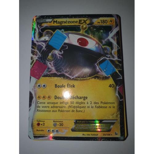 Magnézone Ex 35/106 Cartes Pokémon + Lots De 22 Cartes Pokémon