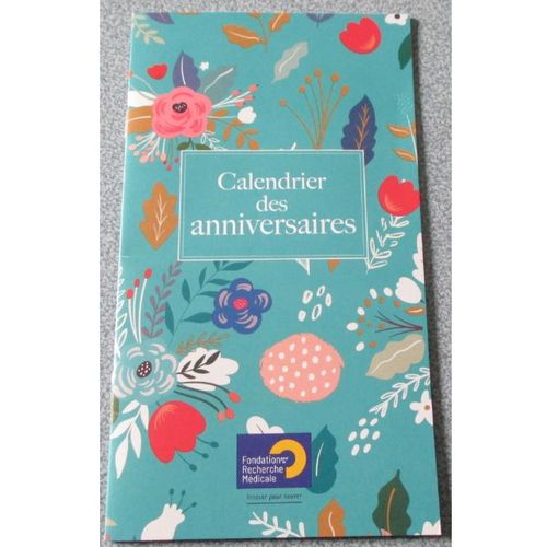 Carnet Calendrier Des Anniversaires-1 Page Par Mois Avec 1 Ligne Par Jour-Pour Noter Les Anniversaires Et Fêtes À Souhaiter Au Long De L'année-Avec Un Lexique Calendrier Des Fêtes Par Prénoms