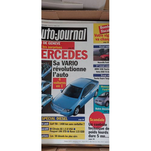 L'auto-Journal N° 405 Du 2 Mars 1995