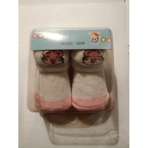 Baby Socks Girl Rose Ou Ourson
