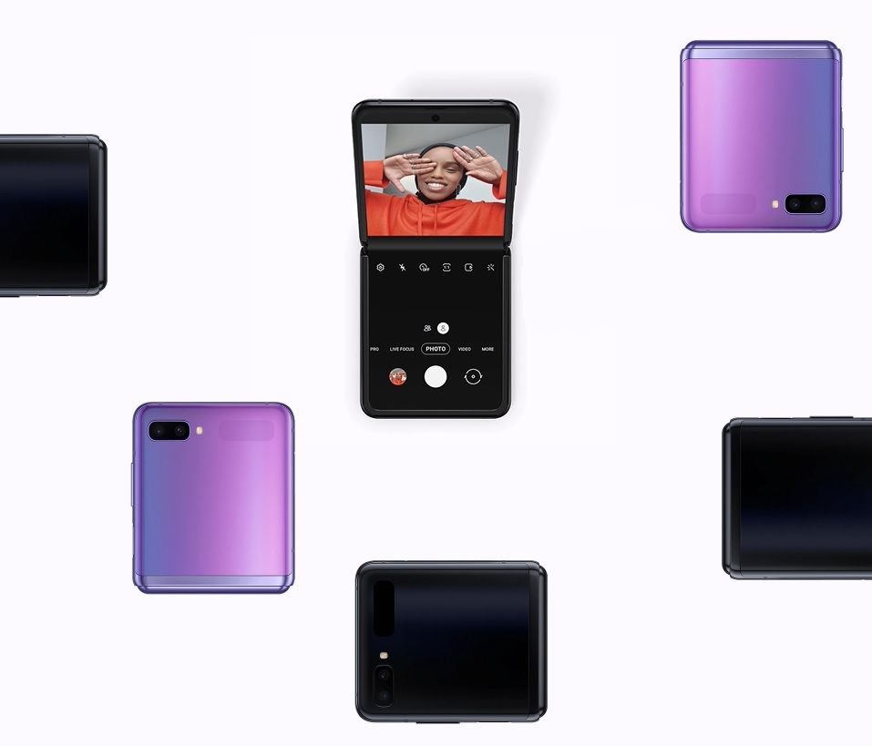 Samsung Galaxy Z Flip 256 Go Violet miroir image 8 | Rakuten