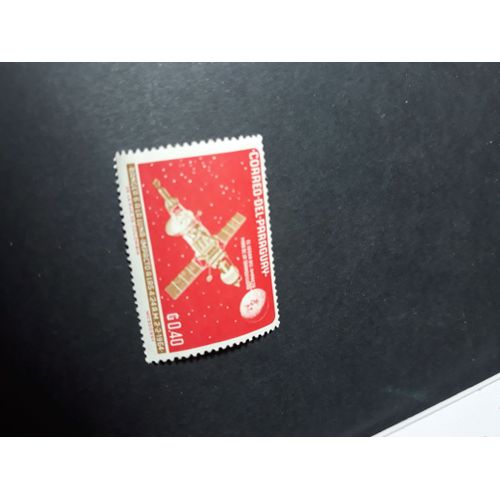 Timbre Spatiale Satellite Espace Paraguay 1964 Tp14