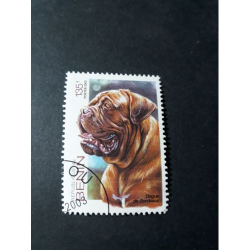 Timbre Chien Dog Bénin Tp14