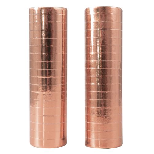 2 Rouleaux De Serpentins Rose Gold 4 M