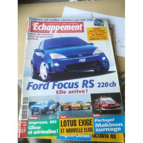 Echappement 404 De 2001 Cochet,Lotus Exige,Elise,Bmw 325ti Compact,Toyota Yaris Ts,Seat Toledo V5,Opel Astra Cab 2.2,Saxo 1.6i Vts,Seat Leon 4 20vt Abt,Zip Ford,Frequelin,Andros