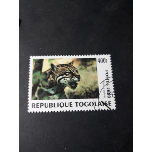 Félins Tigre Timbre Togo Togolais Tp14