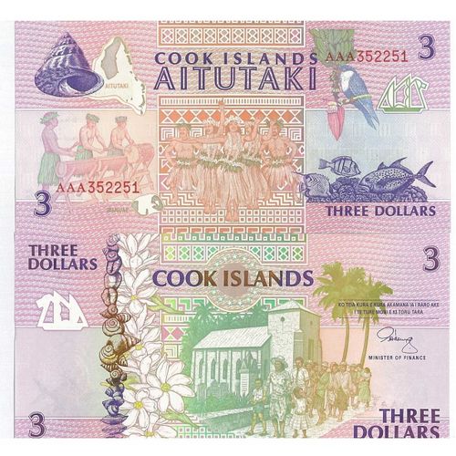 Billet Iles Cook 3 Dollar