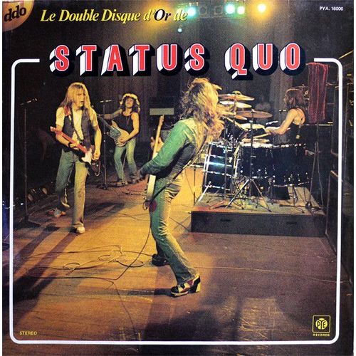 Le Double Disque D' Or De Status Quo - Compilation 20 Tracks (Double Lp & Gatefold Cover )