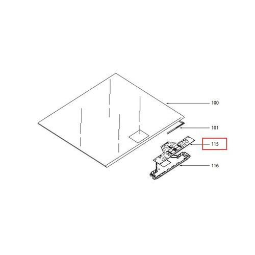 CARTE AFFICHEUR POUR TABLE DE CUISSON SAUTER - AS0039342