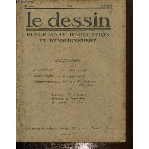 Le Dessin -Revue D Art ,D Éducation Et D Enseignement N°1 , 8e Année-Mai 1936