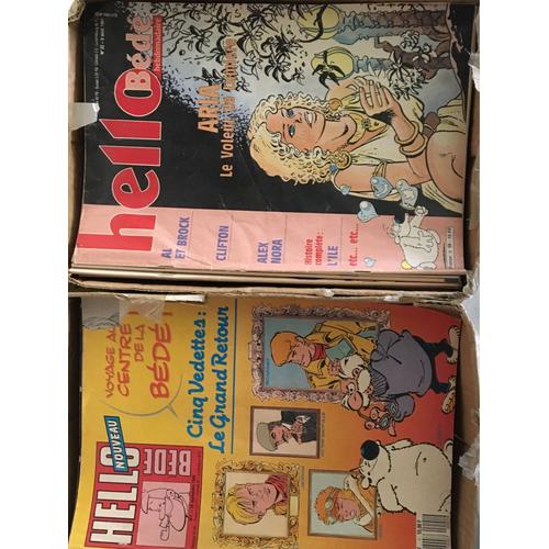 Revue Hello Bédé Intégrale Des 197 Numéros 1989-1991 Journal Tintin Éditions Du Lombard Avec Thorgal, Ric Hochet, Aria, Jugurtha