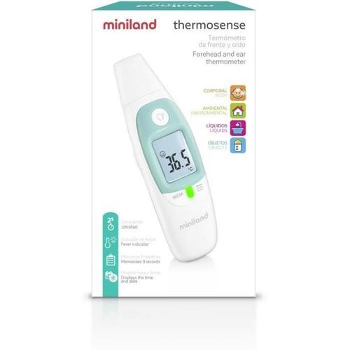 Miniland - Thermometre De Contact Pour Oreilles Et Front. Thermosense