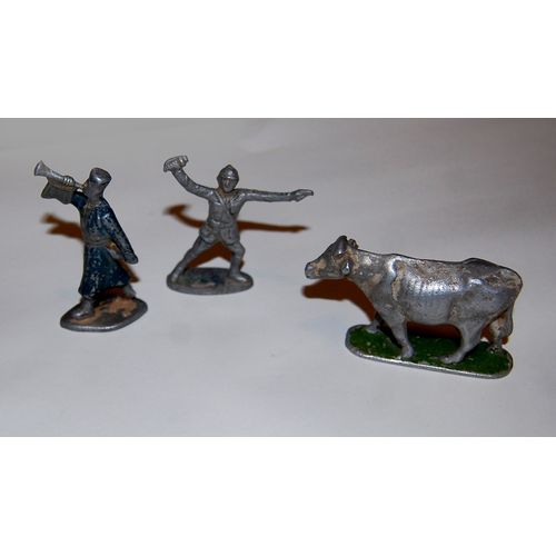 Lot Soldats Cofalu Minot 1940 Vache Et Le Prisonnier Soldats 14 18 Ww1