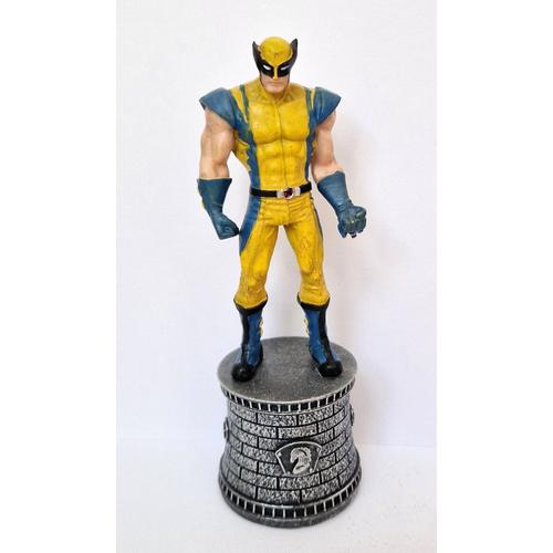 Figurine Numérotée - Collection Marvel - Jeu D'échecs - N° 3 Wolverine