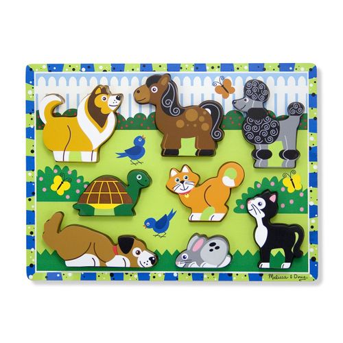 Melissa & Doug Puzzle 8 Figurines Animaux Domestiques