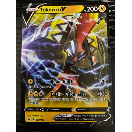 Pokémon - 72/202 - Tokorico V - Eb01 - Epée Et Bouclier 1 - Ultra Rare